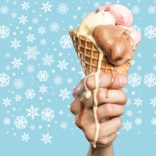 The chill you need - Ice Cream in Winter Season